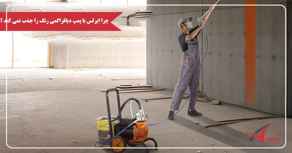 چرا ایرلس دیافراگمی رنگ را جذب نمی کند ؟